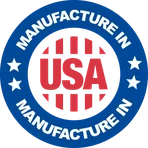 Stars and stripes mark, a statement about where the product is made